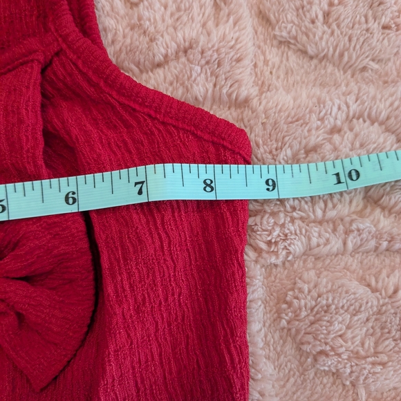 2/$10🐾 New Size XL Dog Dress - Red Dog Dress Or Cat Dress with Ruffle and Bow🐾 - Picture 6 of 9